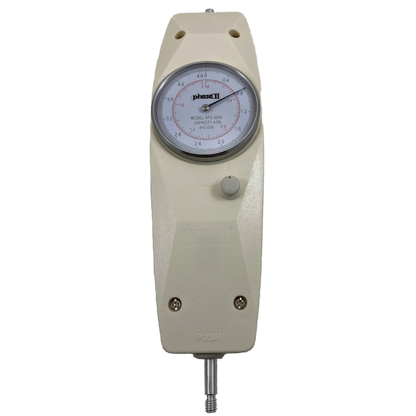 Phase Ii Force Gauge, Analog, with Direct LB/KG Scale Readout, 4.5lb/2kg AFG-0200 - main